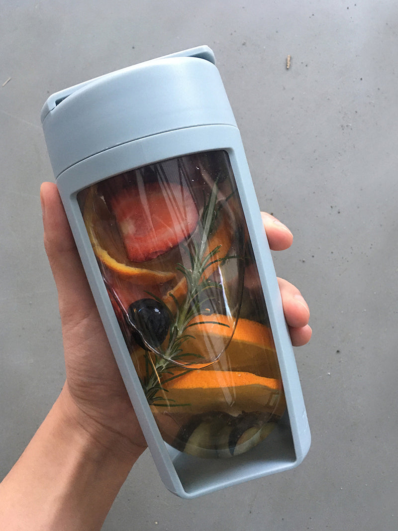 MOUS Fitness Bottle and Rosemary Water Infusion