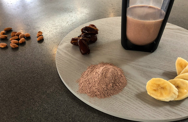Choc-almond Protein Smoothie - A Natural Protein Kick